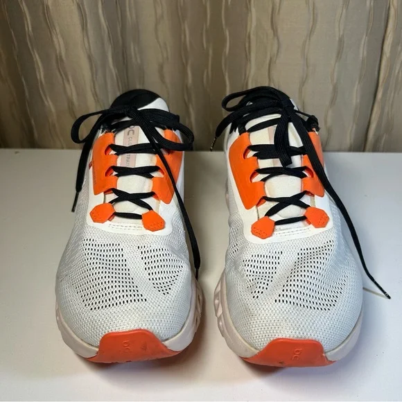 On Cloud Cloudstratus 3 Running Sneaker Women’s 10 Undyed White/Sand Orange - Picture 3 of 16